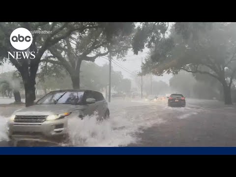 60 million Americans on alert for heavy rain and flash floods