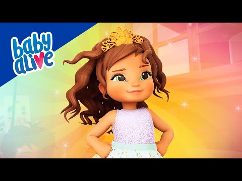 La Poup&eacute;e Princesse Ellie Grandit ! 👑 Dessin Anim&eacute; Pour B&eacute;b&eacute; 🌈 Baby Alive Fran&ccedil;ais 💕