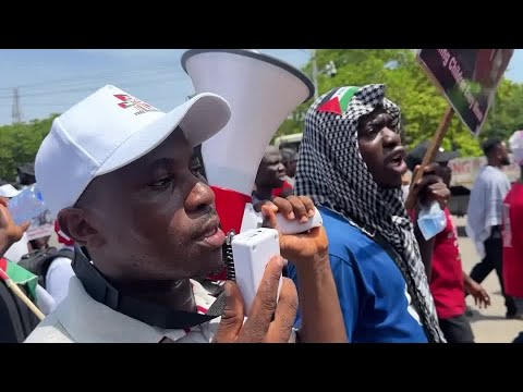 Hundreds join pro-Palestinians march in Ghana