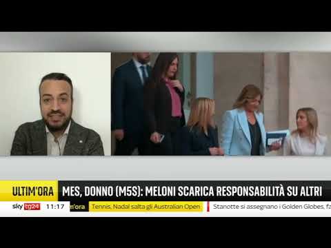 Leonardo Donno ospite a Sky Agenda - 07/01/24