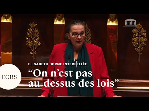 Elisabeth Borne interpell&eacute;e par une d&eacute;put&eacute;e LFI alors qu'elle vapote dans l'h&eacute;micycle