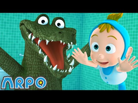 Crocodile in the HOUSE!! | Baby Daniel and ARPO The Robot | Funny Cartoons for Kids