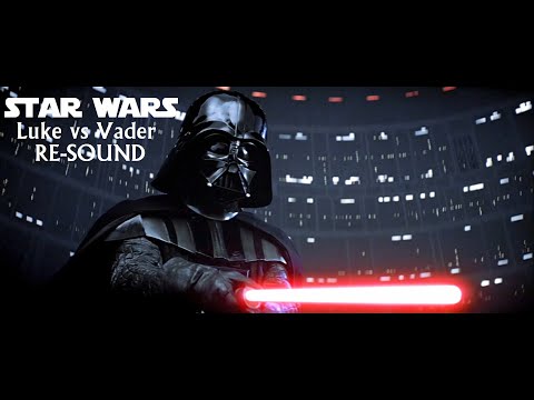 STAR WARS || Luke Skywalker vs Darth Vader ESB but it has modern SFX (RE-SOUND) 