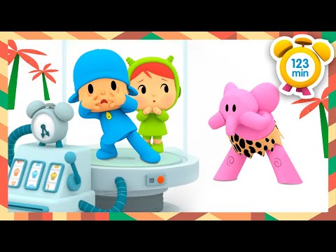 ⌚️ POCOYO ENGLISH - Time Travel: Journey To The Past [123 min] Full Episodes |VIDEOS &amp; CARTOONS