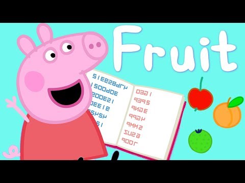 Learn Colors &amp; Fruits Names for Children with Peppa Pig - Learning with Peppa Pig