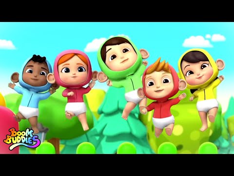 Five Little Babies Jumping On The Bed | Counting Song For Kids |Nursery Rhymes and Baby Song