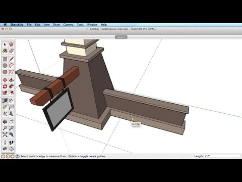 SketchUp Training Series: Tape Measure tool