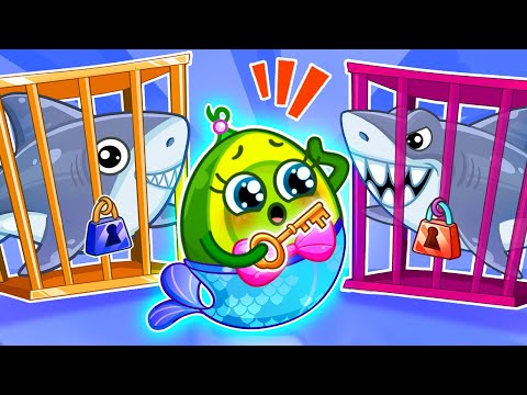 OH NO! BABY SHARK!🐬😱 Kids Cartoons and Nursery Rhymes