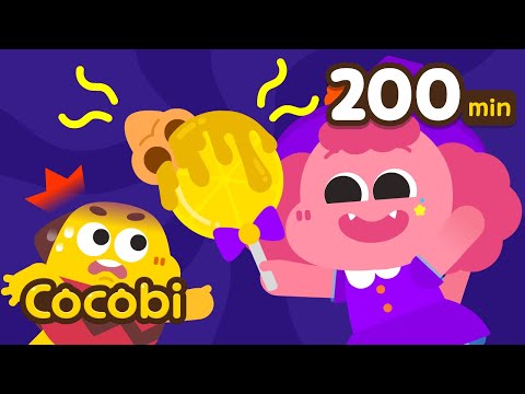 Mix - The Witch&rsquo;s Booger Flavored Candy Song🍭🎃and More! Halloween &amp; Monster Songs for Kids | Cocobi