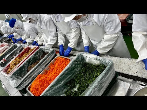 Another level! Korean food mass production process collection in Korean food factory / 한국 음식공장 대량생산