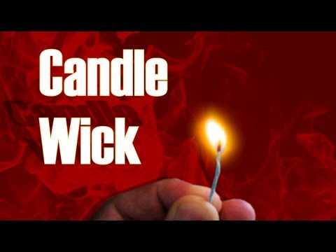 Homemade Candle Wick (Read The Description) | Life Hack