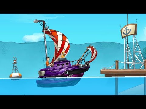 Schiffe &amp; Boote bauen &amp; fahren ⛴ Mulle Meck Schiffe Spiel f&uuml;r Kinder