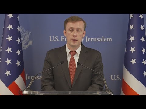 US national security advisor comments on Israel-Hamas war in Gaza