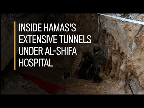 Inside Hamas's extensive tunnels under Al-Shifa hospital in Gaza