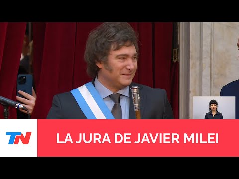 Jur&oacute; Javier Milei y ya es el presidente de la Argentina