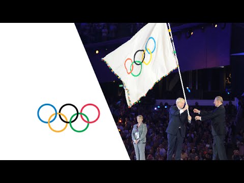 London Handover To Rio (Raising Of The Flags) - Closing Ceremony | London 2012 Olympics