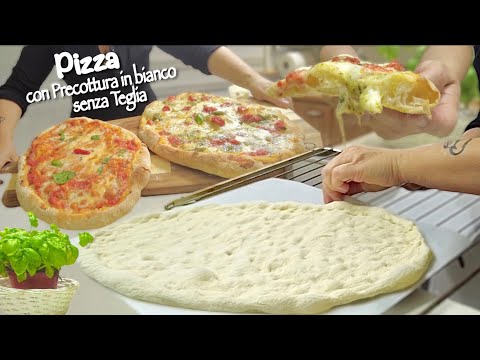 PIZZA with PRE-COOKING IN WHITE WITHOUT TRAY! Home trick to make it perfect!