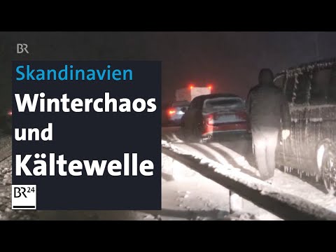 Eine K&auml;ltewelle legt das Leben in Skandinavien zurzeit auf Eis | BR24