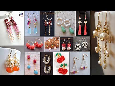 Trendy and Stylish!!.. 15 Home-Made Design of DIY Earrings for Fancy Girls || Daily Were