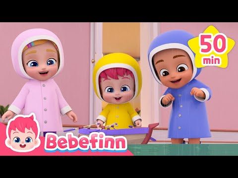 Best Nursery Rhymes for Kids | Go Away Rain, Baby Car, Boo Boo Song +more Bebefinn Song Compilation