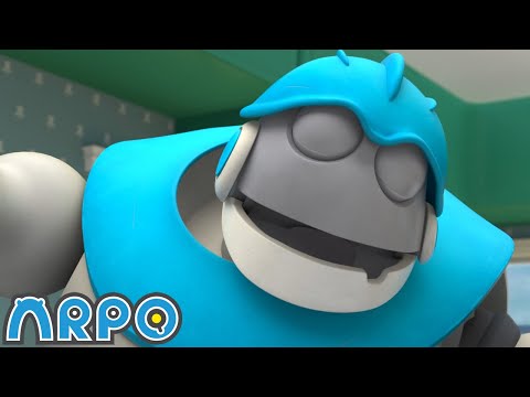 Sleep Walking Robot - STOP COUNTING SHEEP | Baby Daniel and ARPO The Robot | Funny Cartoons for Kids