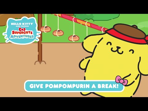 Give Pompompurin a Break! | Hello Kitty and Friends Supercute Adventures S4 EP 7