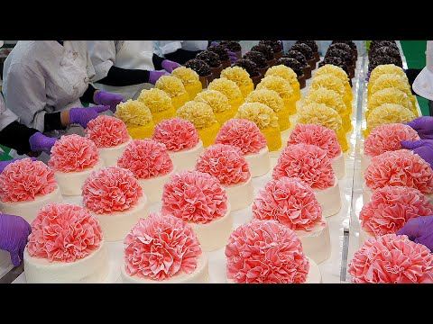 Colorful and pretty! Cake &amp; Dessert mass production BEST 5 / Cake Dessert Factory