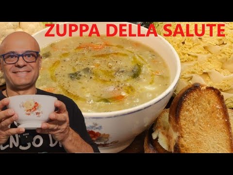 Zuppa di Verdure della Salute ricetta zuppa di verdure