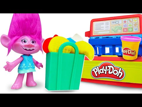 Play Doh Knete Video auf Deutsch. Wir gehen in den Supermarkt. Spielzeug Video f&uuml;r Kinder