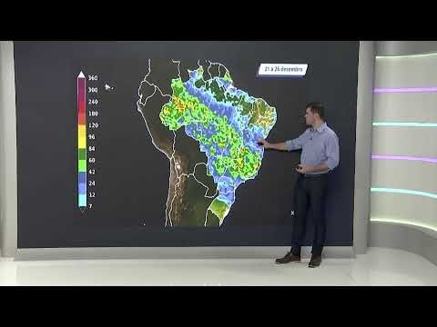 Previs&atilde;o do tempo | Brasil 15 dias | Virada do ano com pouca chuva em Mato Grosso | Canal Rural