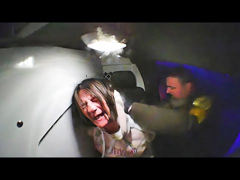 Woman Gets Caught Trying to Destroy Drugs in Back of Police Car