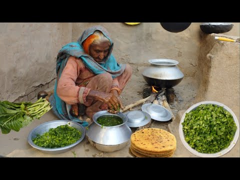 Village life| Sarson Ka Saag Makki Ki Roti in village life style