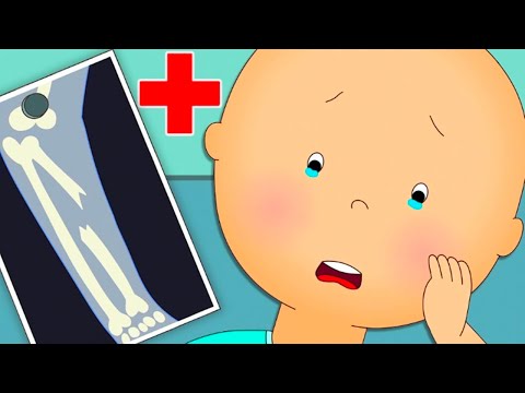 Caillou bricht sich einen Knochen | Die Neuen Abenteuer von Caillou