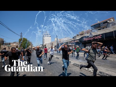 Israeli police use cannon and teargas during clashes in Jerusalem and West Bank