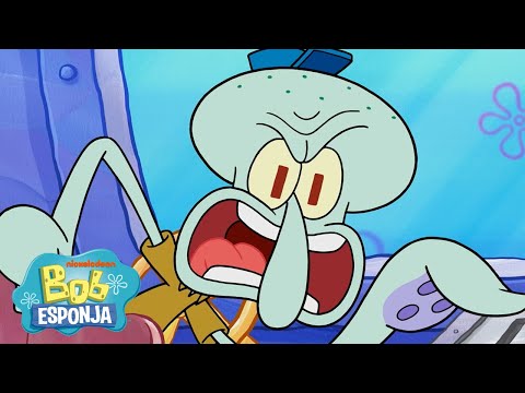 Bob Esponja | &iexcl;Los momentos m&aacute;s furiosos de Calamardo en los NUEVOS episodios! | Bob Esponja