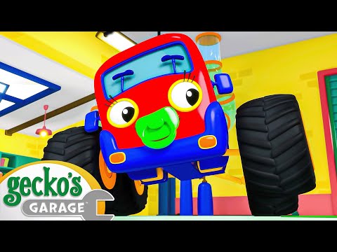 Monster Truck Make Over | Baby Truck | Gecko's Garage | Kids Songs