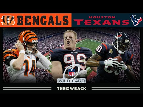 Watt Delivers Texans' FIRST Playoff Win! (Bengals vs. Texans, 2011 AFC Wild Card)