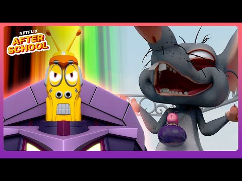 Go, Go Larva Rangers! 🐛🤖 Larva Family | Netflix After School