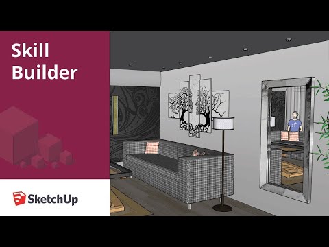 Creating a mirror effect in SketchUp - Skill Builder