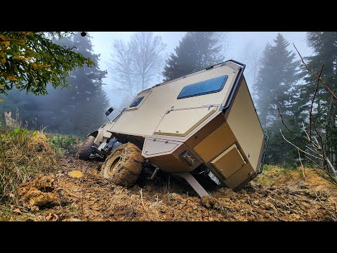 CARAVAN TURNED DOWN IN MUD SWAMP