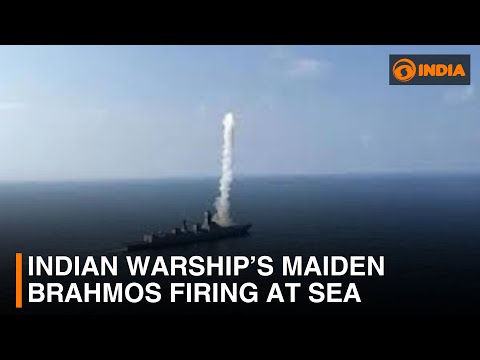 Indian warship&amp;rsquo;s maiden BrahMos firing at sea ||  DD India News Hour @ 9 to 10 PM IST