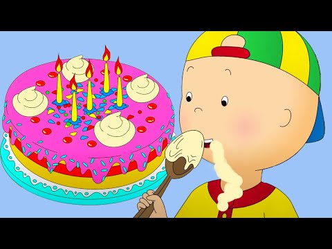 Birthday Cake | Caillou Cartoon