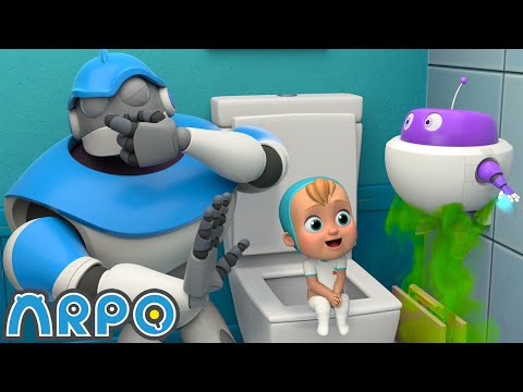 Potty Training! | ARPO The Robot | NEW VIDEO | Funny Kids Cartoons | Arpo and Daniel