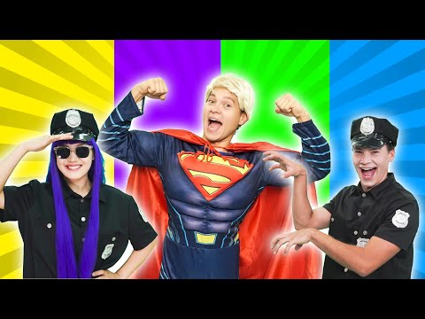 Superheroes And Policeman Song + MORE | Action Songs for Kids | Spider-Man | Kids Songs | BalaLand