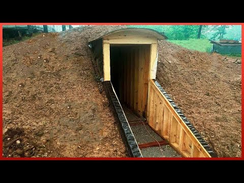 Family Builds Amazing STORM SHELTER Underground | by 