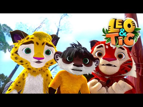 Leo and Tig - All Episodes Compilation 🦁 (Ep 41 - 45) 🐯 Cartoon for kids Kedoo Toons TV