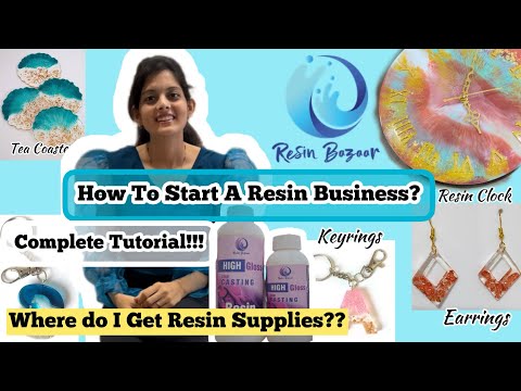 How To Start Resin Business | Resin Starter Kit | Resin Art Tutorial For Beginners | ​Resin Bazaar