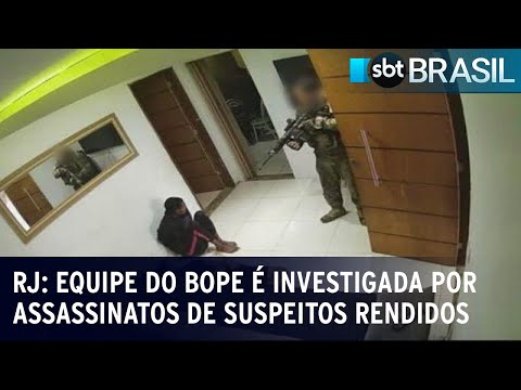 RJ: Equipe do Bope &eacute; investigada por assassinatos de suspeitos rendidos | SBT Brasil (30/12/23)