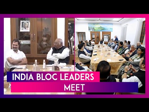 INDIA Bloc Leaders Meet At Mallikarjun Kharge&rsquo;s Residence, Next Meet&rsquo;s Date Will Be Announced Soon