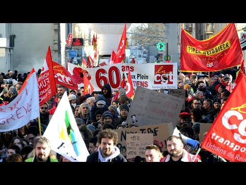 Frankreich: Erneute Streiks und Proteste gegen Rentenreform | AFP